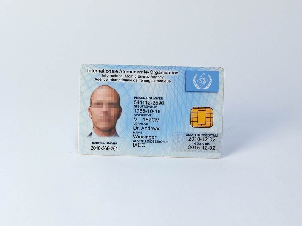 IAEA-Personalausweis - SMARTCRAFT