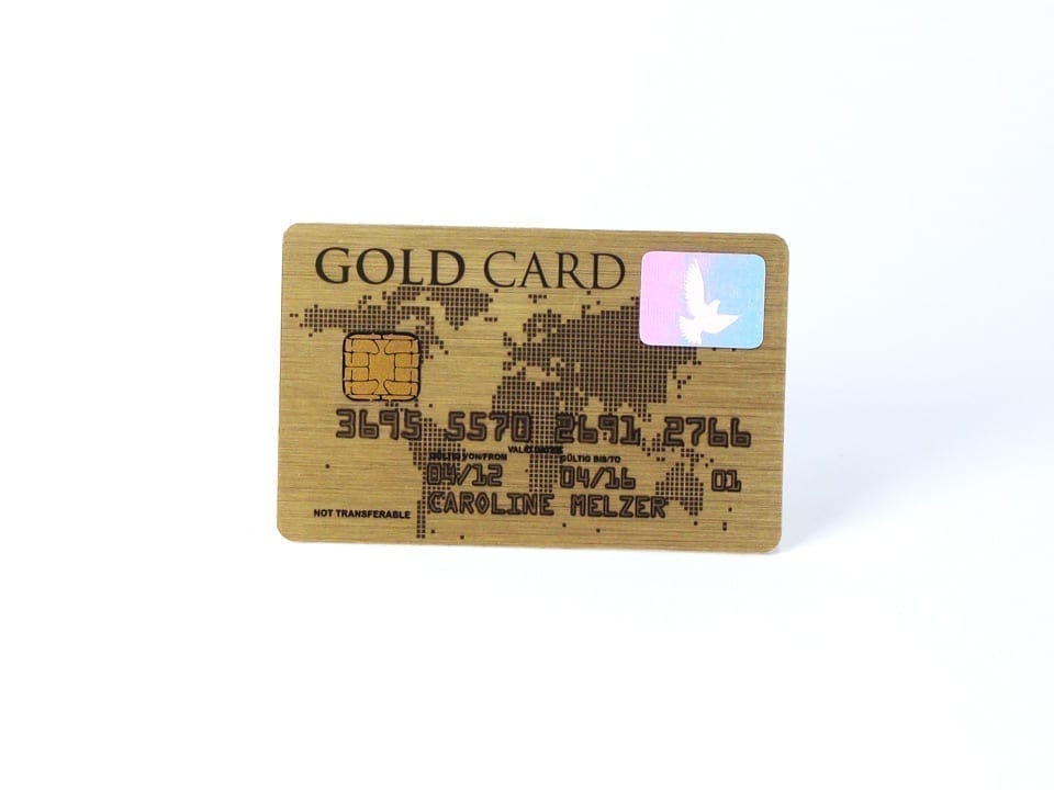Kreditkarte "Gold Card" - SMARTCRAFT. 