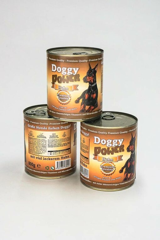 Hundefutter "Doggy Power mit Huhn"