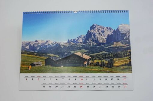 Kalender "Alpen mit Kuh"