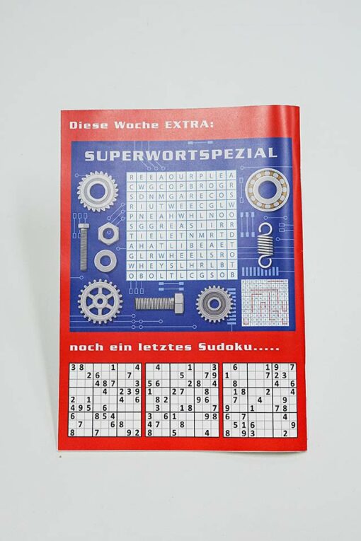 Alternative view of Rätselheft