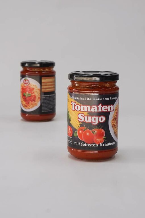 "Tomatensugo" mit Kräutern (im Glas)