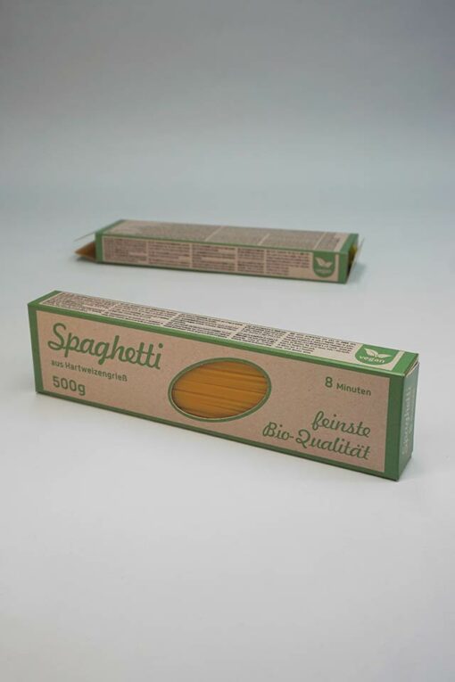 Spaghetti "Bio-Qualität" im Karton