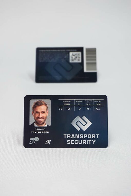 "Security Transport" Ausweiskarte
