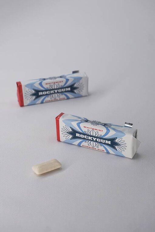 Dragee-Kaugummi "Rockygum - White Mint"
