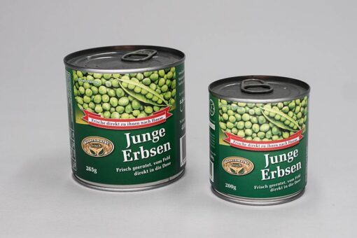 Alternative view of "Junge Erbsen" in der Dose 140g