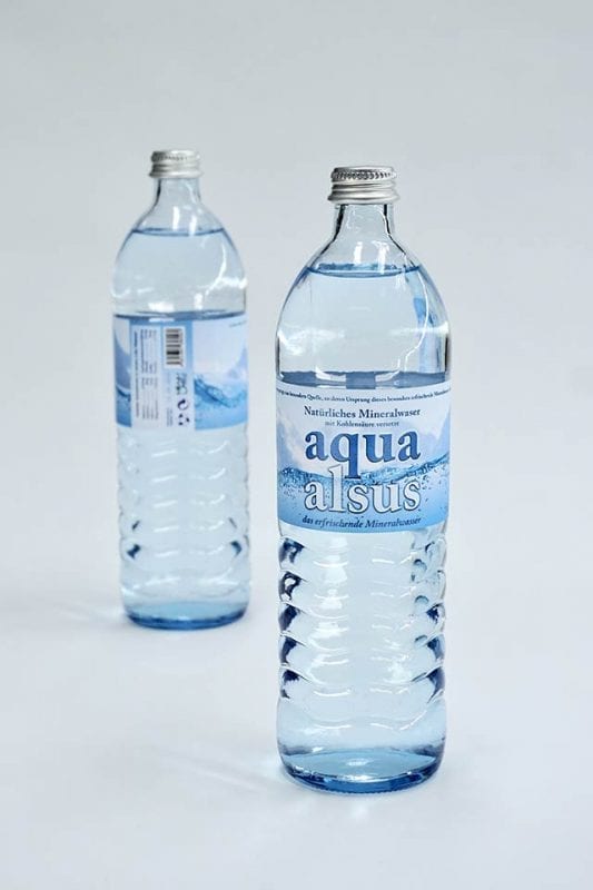 Mineralwasser "Aqua Alsus" Glasflasche groß SMARTCRAFT