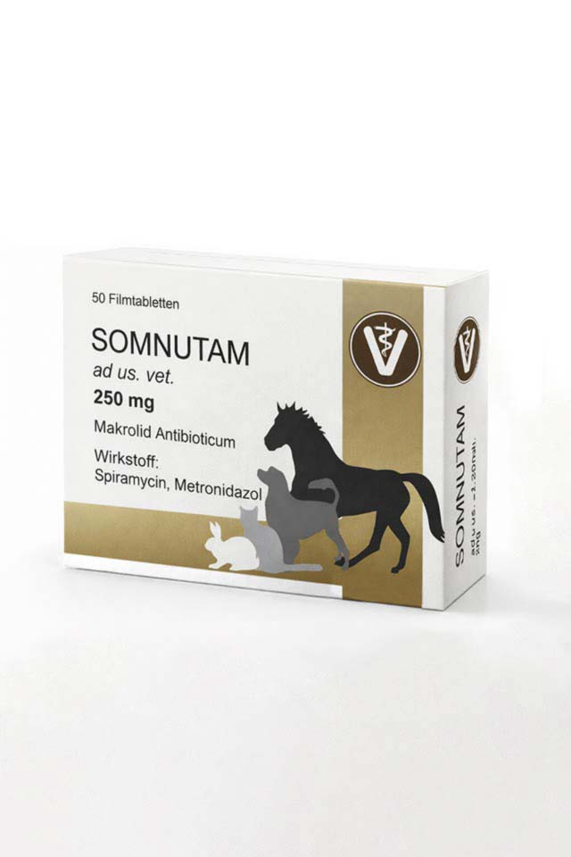 "Somnutam" Antibioticum für Tiere