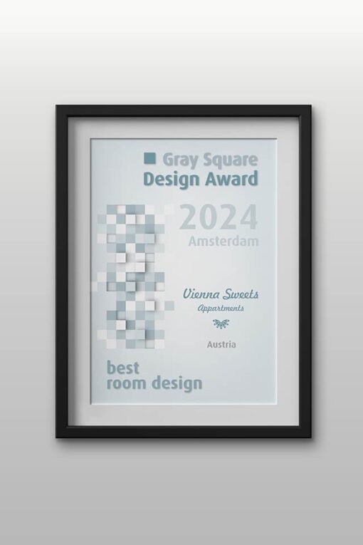 Urkunde "Gray Square - Design Award"