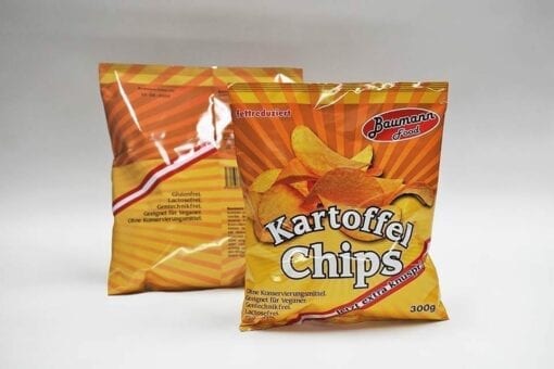 Kartoffelchips Rohscheiben Baumann